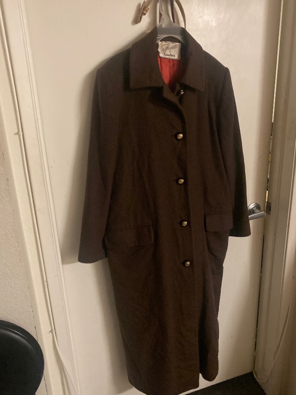 Fleurette for Neiman Marcus 100% Cashmere Coat - Chocolate